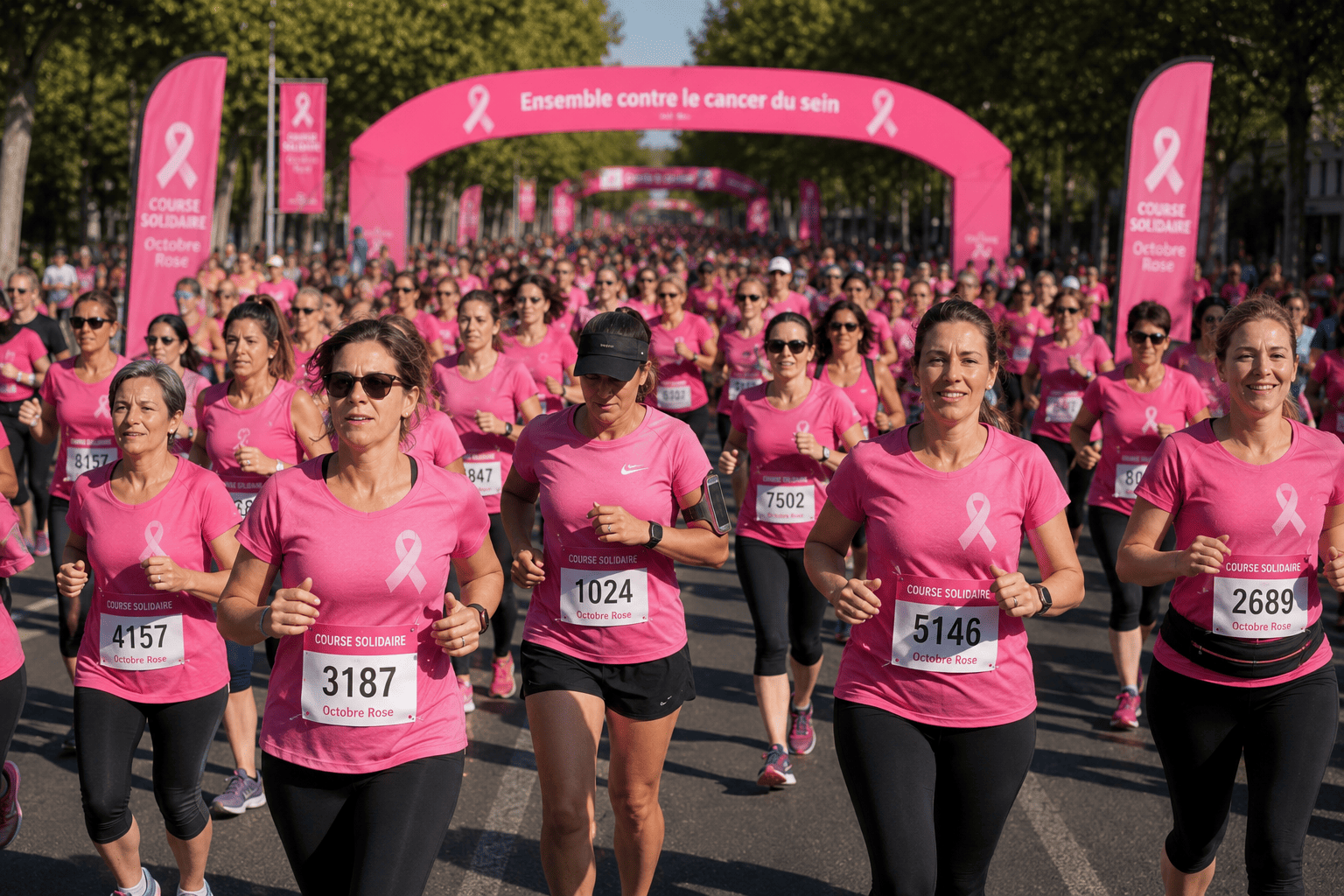 Course caritative pour Octobre Rose